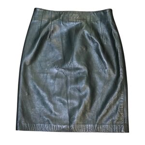 Vintage Vari Zioni Leather Mini Skirt - Women's Size 4